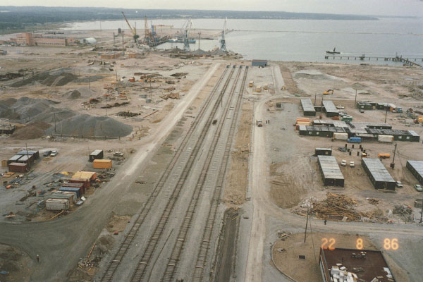 Muuga sadama ehitus 22.08.1986
